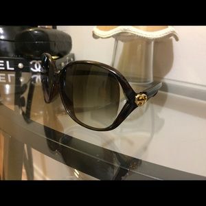 Authentic Gucci heart interlocking Gg sunglasses